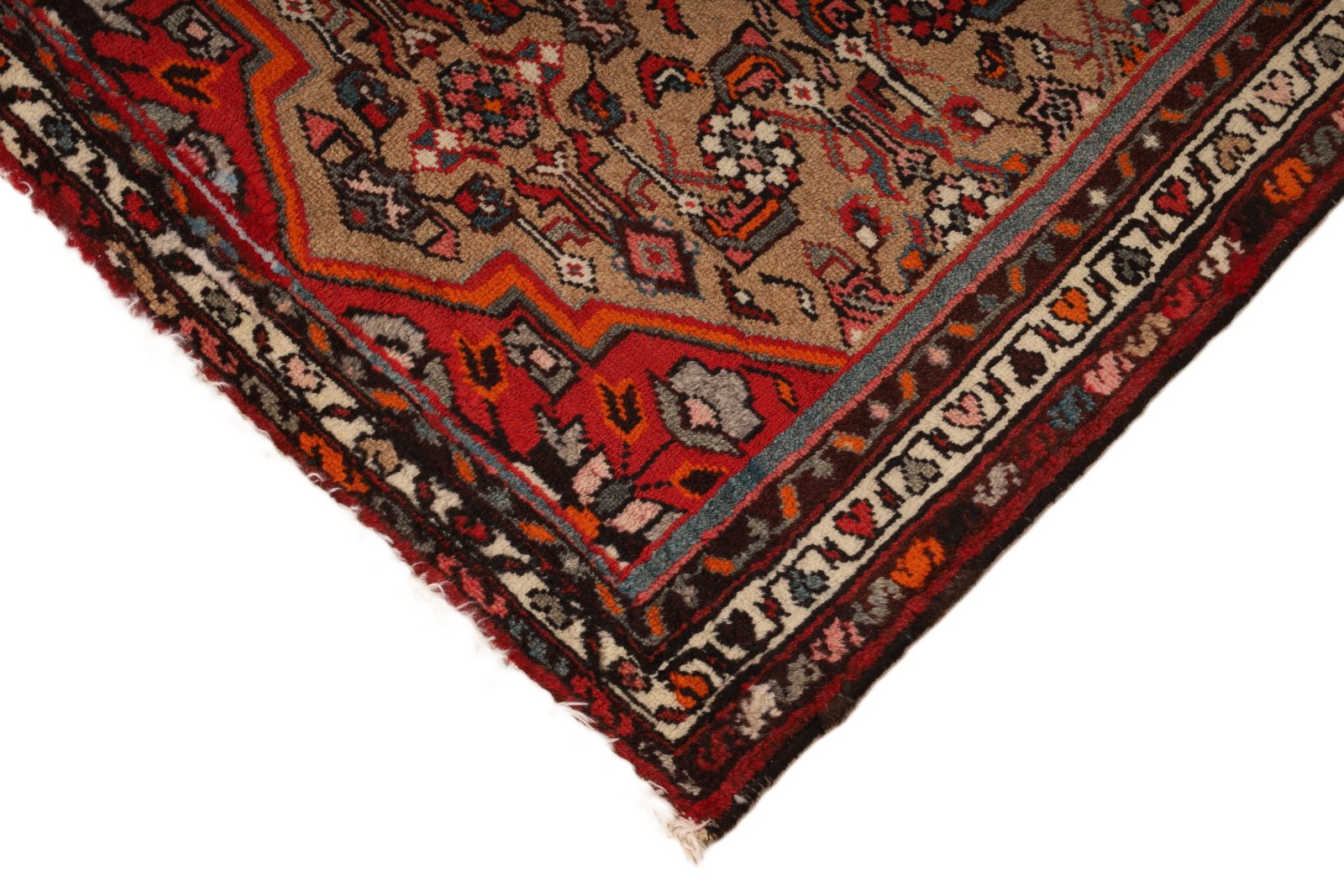Handgeknüpfter Hamadan Perserteppich 95 × 63 cm