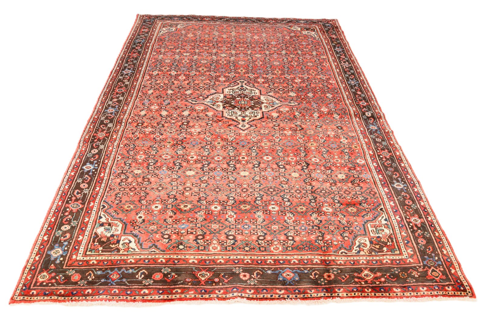 Perserteppich 306 × 208 cm aus Wolle, handgeknüpft
