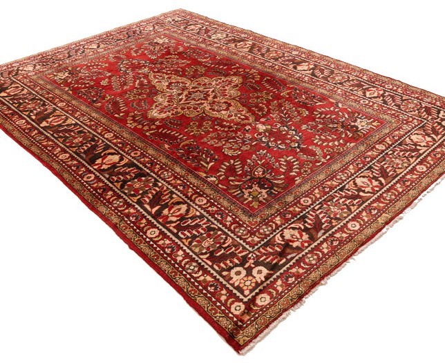 perserteppich-334-x-228-cm-wolle-handgeknuepft-rot-orange-8 Handgeknüpfter Lilian Perserteppich 334 × 228 cm