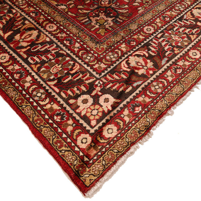 perserteppich-334-x-228-cm-wolle-handgeknuepft-rot-orange-11 Handgeknüpfter Lilian Perserteppich 334 × 228 cm