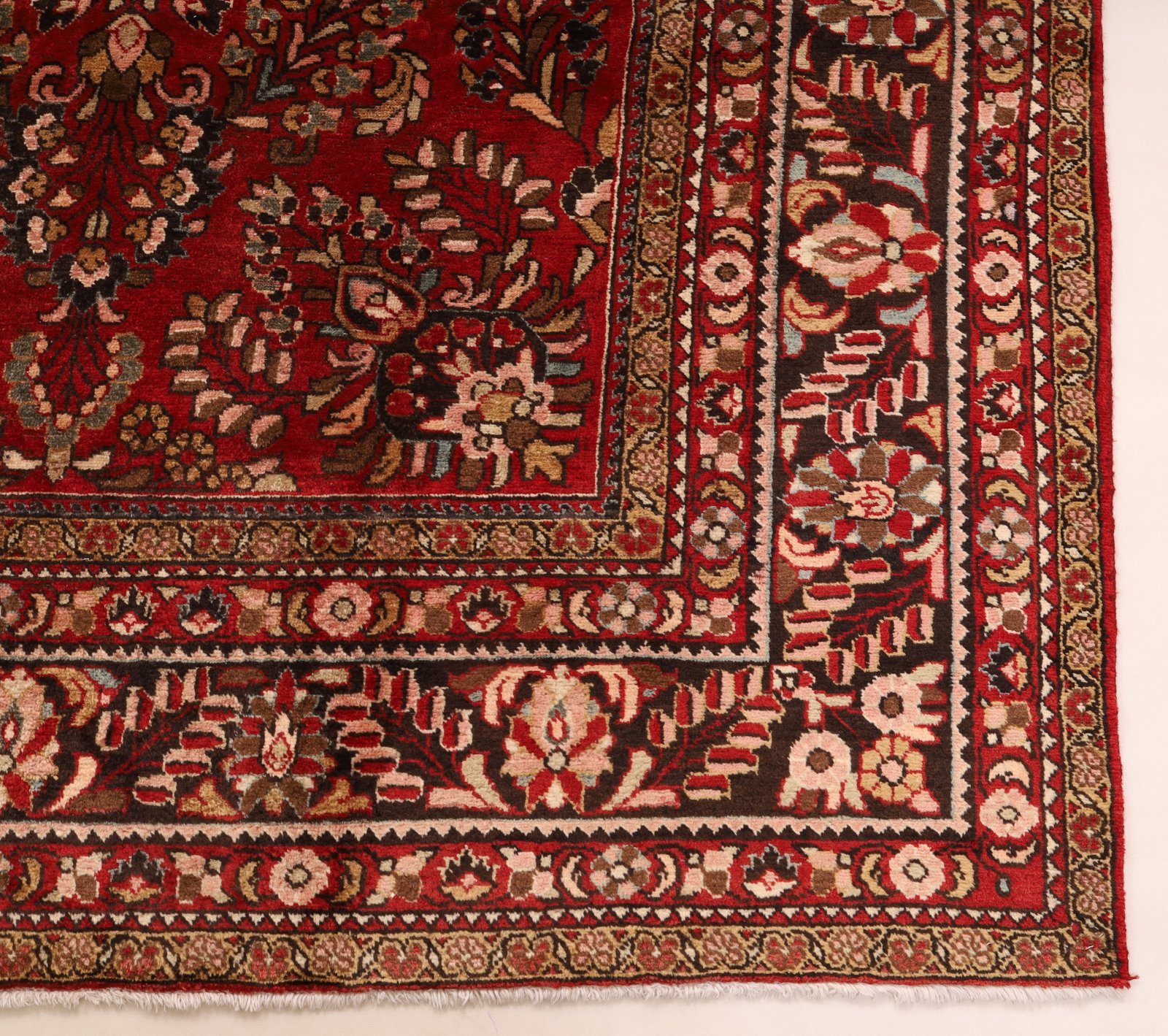 perserteppich-334-x-228-cm-wolle-handgeknuepft-rot-orange-12 Handgeknüpfter Lilian Perserteppich 334 × 228 cm