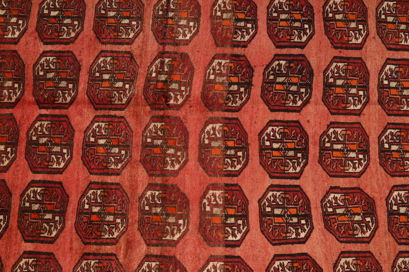 Perserteppich 254 × 139 cm aus Wolle, handgeknüpft