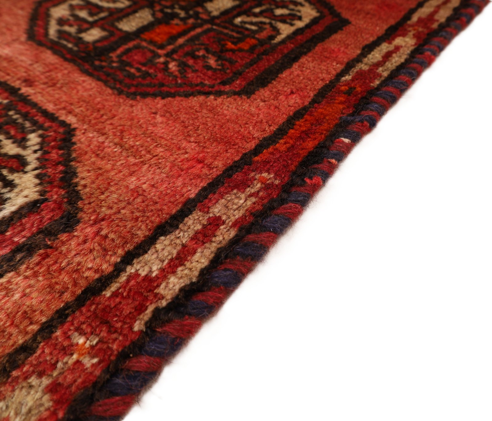 Perserteppich 254 × 139 cm aus Wolle, handgeknüpft