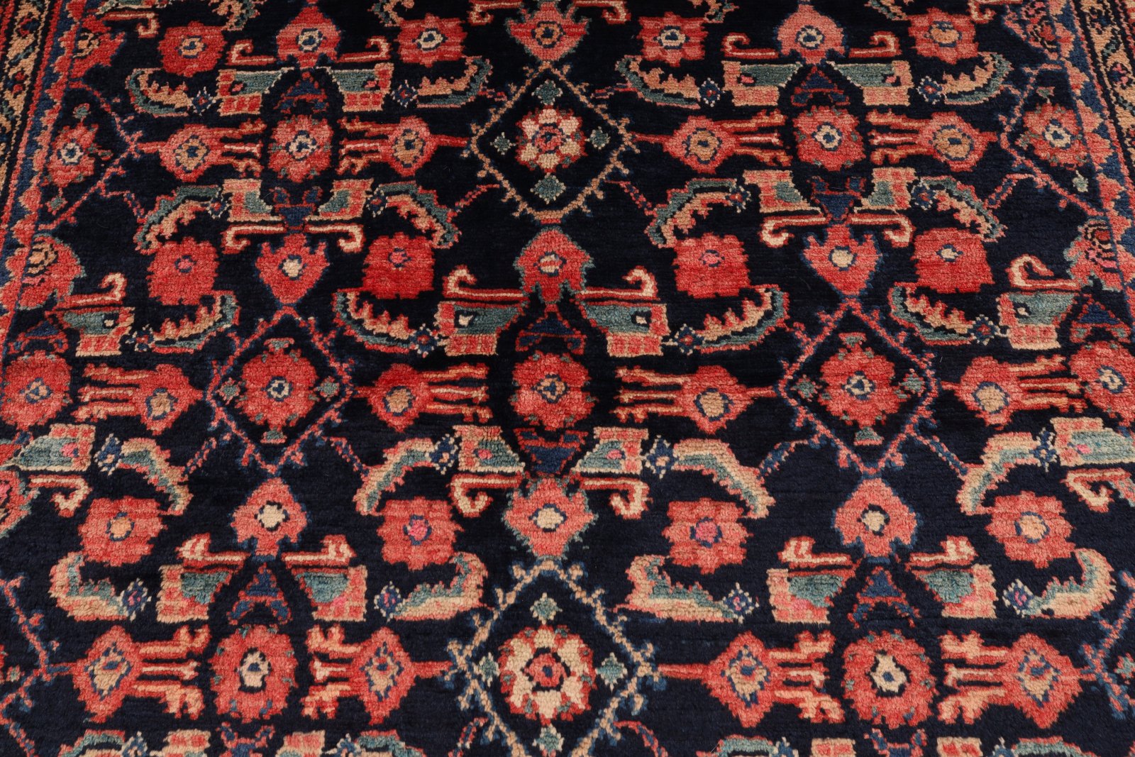 Perserteppich 208 × 150 cm aus Wolle, handgeknüpft