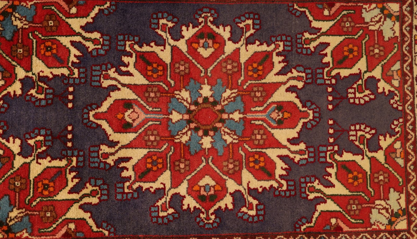 Handgeknüpfter Perserteppich, 118 × 75 cm, Wolle