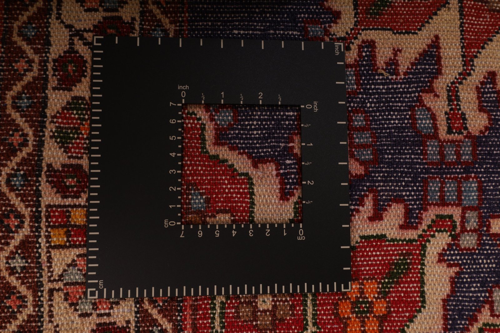Handgeknüpfter Perserteppich, 118 × 75 cm, Wolle