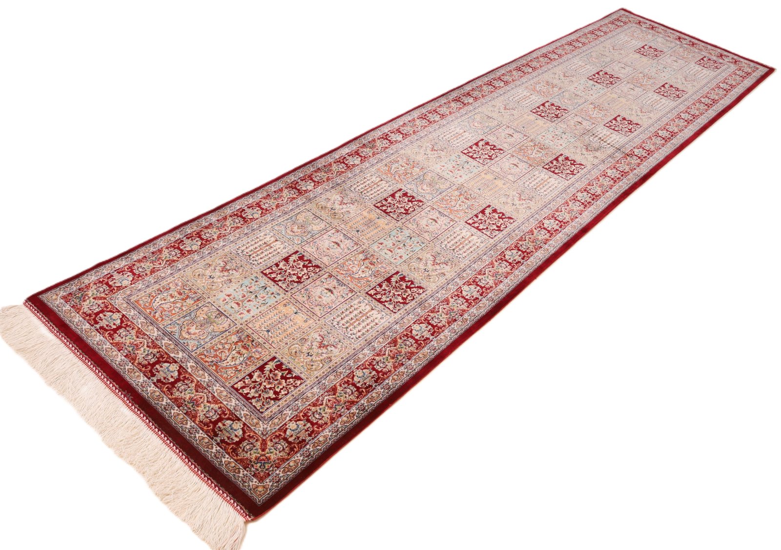 Handgeknüpfter Perserteppich 300 × 75 cm