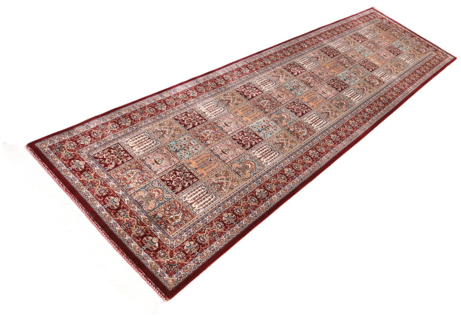 Handgeknüpfter Perserteppich 300 × 75 cm