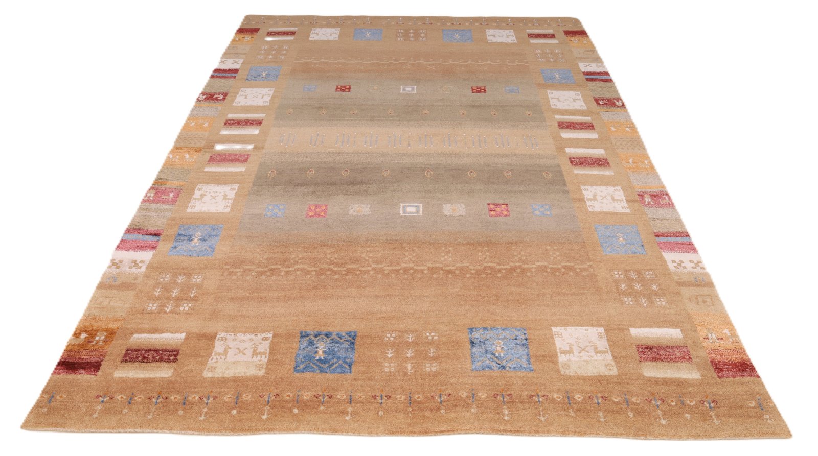 Handgeknüpfter Loribaft Orientteppich, 310 × 200 cm, Wolle