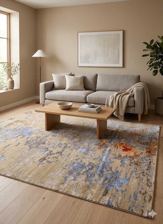 Handgeknüpfter Orientteppich, 206 × 150 cm, Wolle