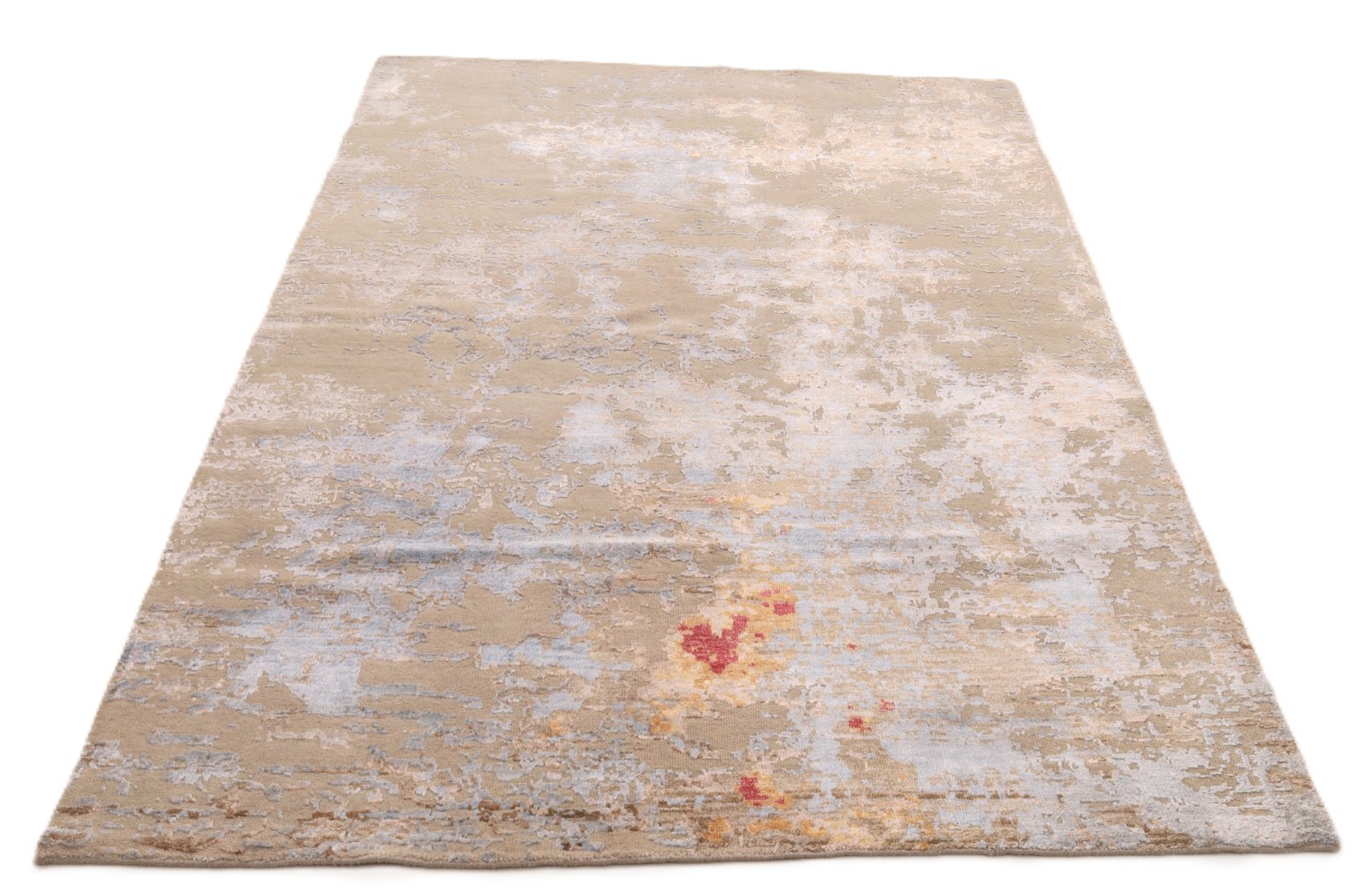 Handgeknüpfter Orientteppich, 206 × 150 cm, Wolle