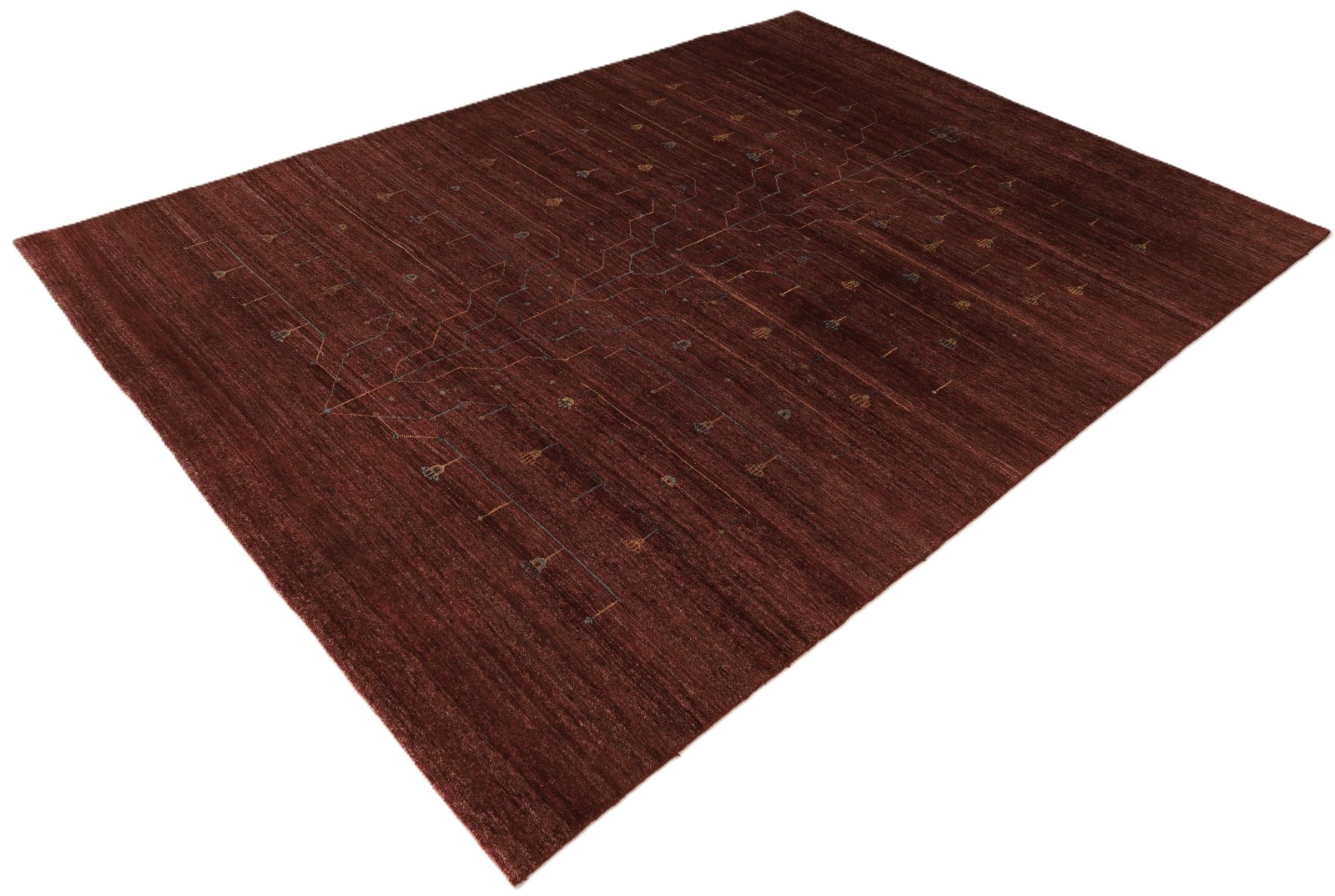 orientteppich-234-x-173-cm-wolle-bambusseide-handgeknuepft-6 Handgeknüpfter Orientteppich, 234 × 173 cm, Wolle