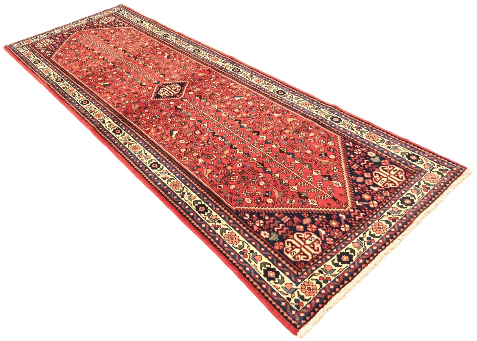 Perserteppich aus Iran, 296 × 97 cm