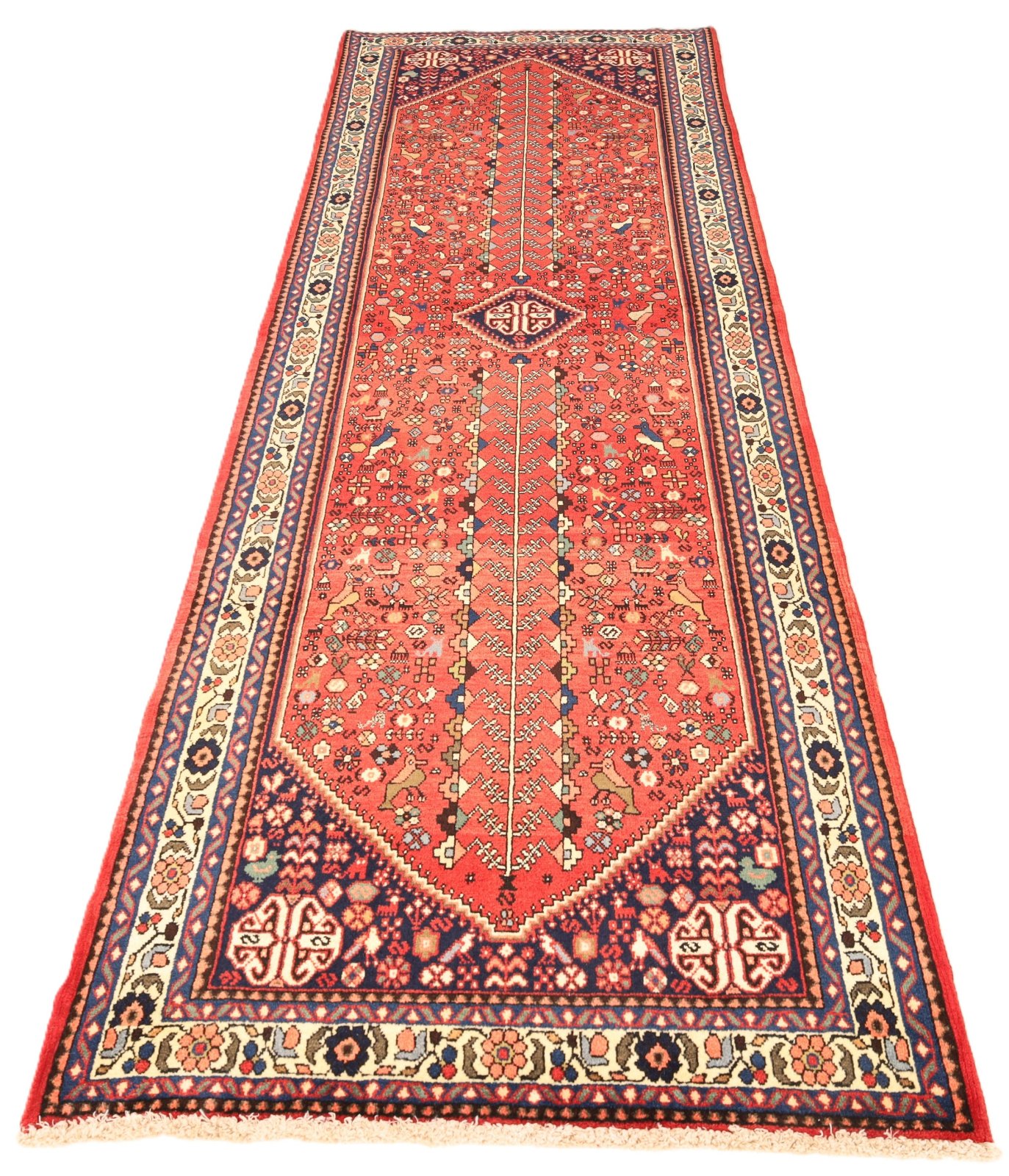 Perserteppich aus Iran, 296 × 97 cm