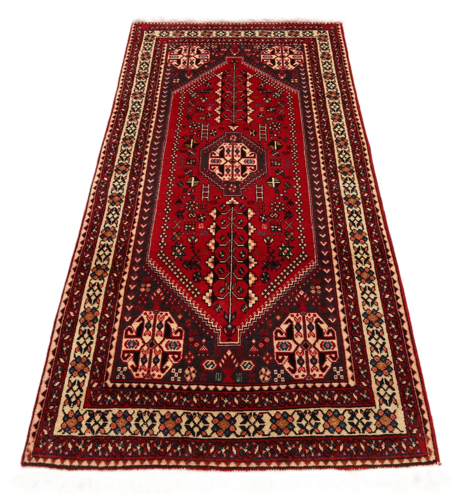 Perserteppich aus Iran, 146 × 71 cm