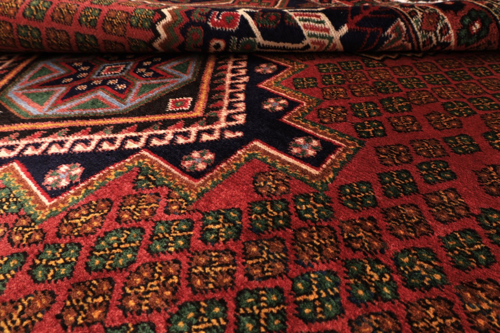 Handgeknüpfter Afshar Perserteppich, 202 × 147 cm, Wolle