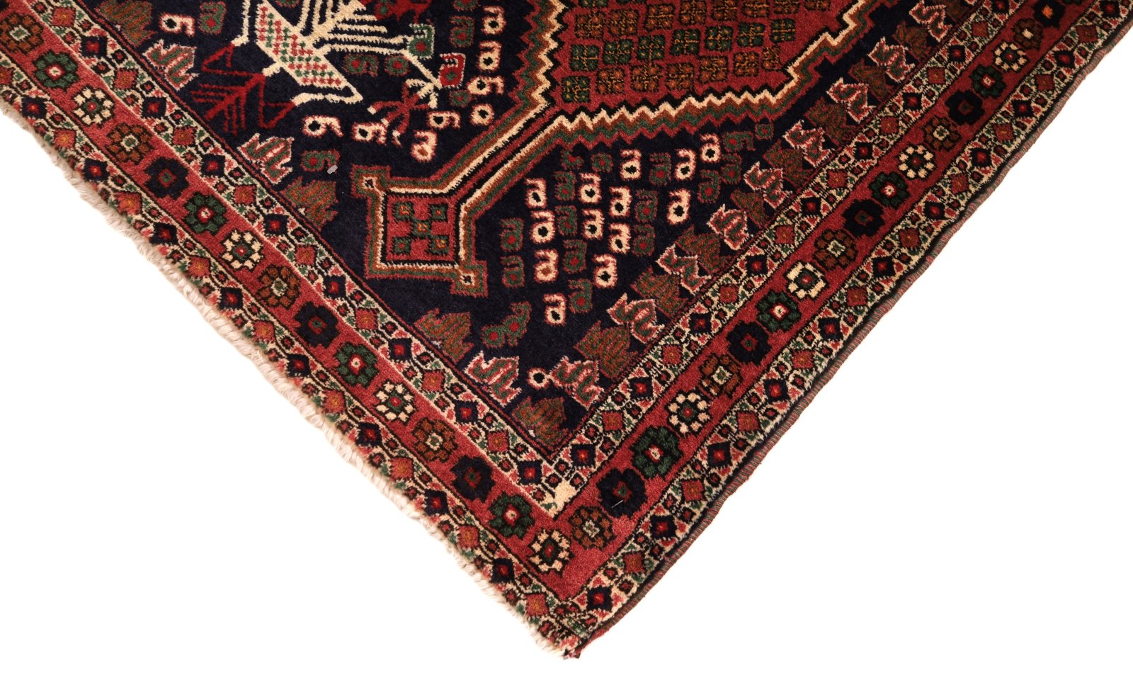 Handgeknüpfter Afshar Perserteppich, 202 × 147 cm, Wolle