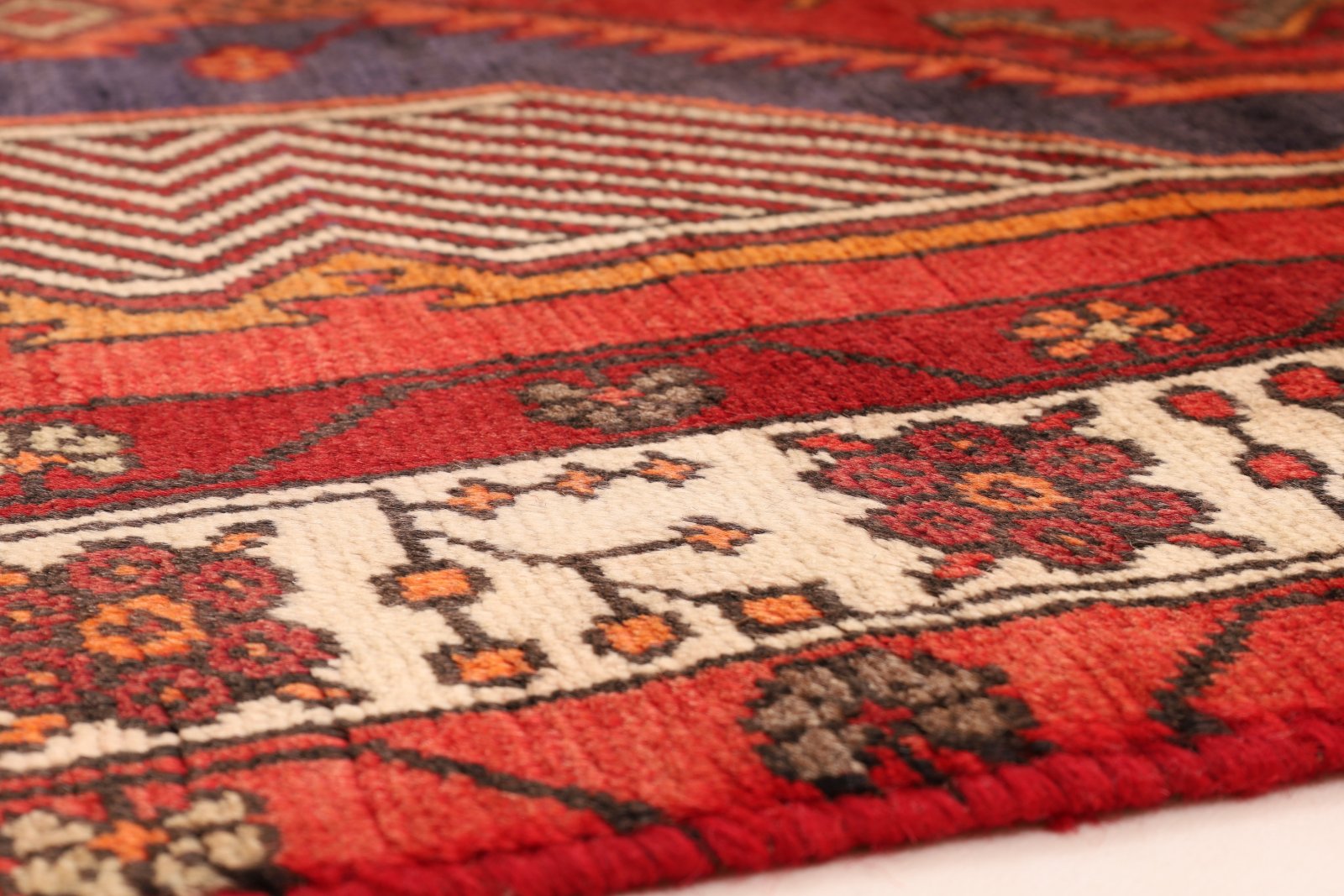 Ardebil Perserteppich aus Iran, 406 × 101 cm
