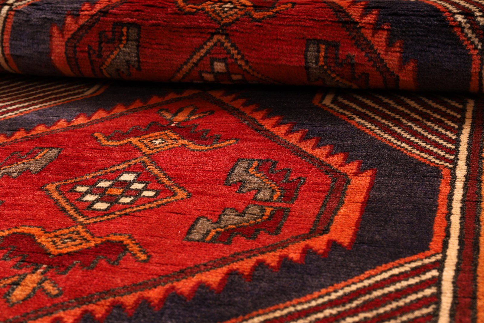 Ardebil Perserteppich aus Iran, 406 × 101 cm