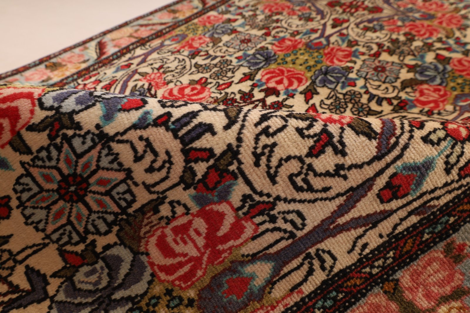 Bijar Perserteppich aus Iran, 380 × 90 cm