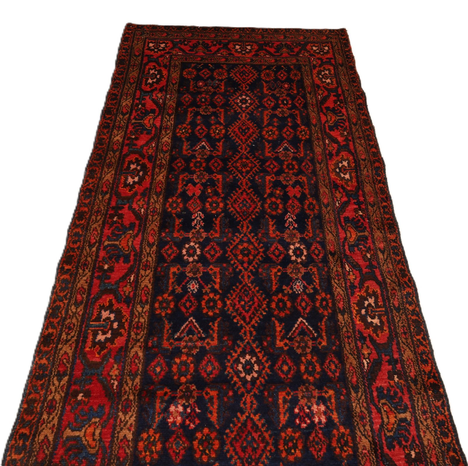 Handgeknüpfter Perserteppich, 520 × 108 cm, Wolle