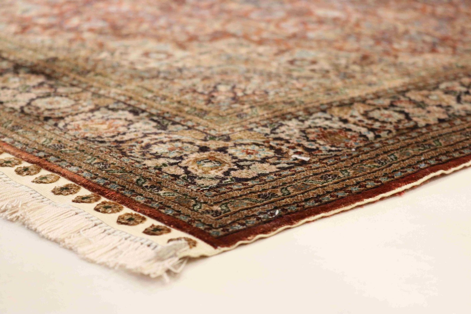 Handgeknüpfter Teppich, 150 × 93 cm, Seide
