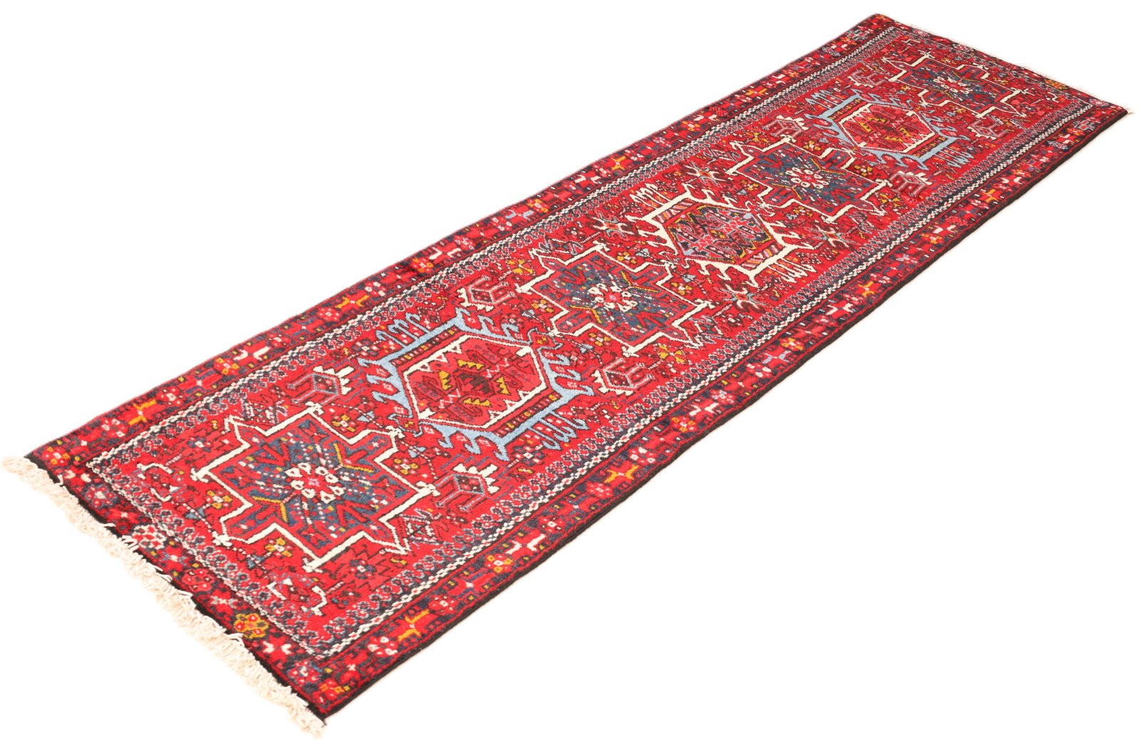 Handgeknüpfter Perserteppich 261 × 69 cm