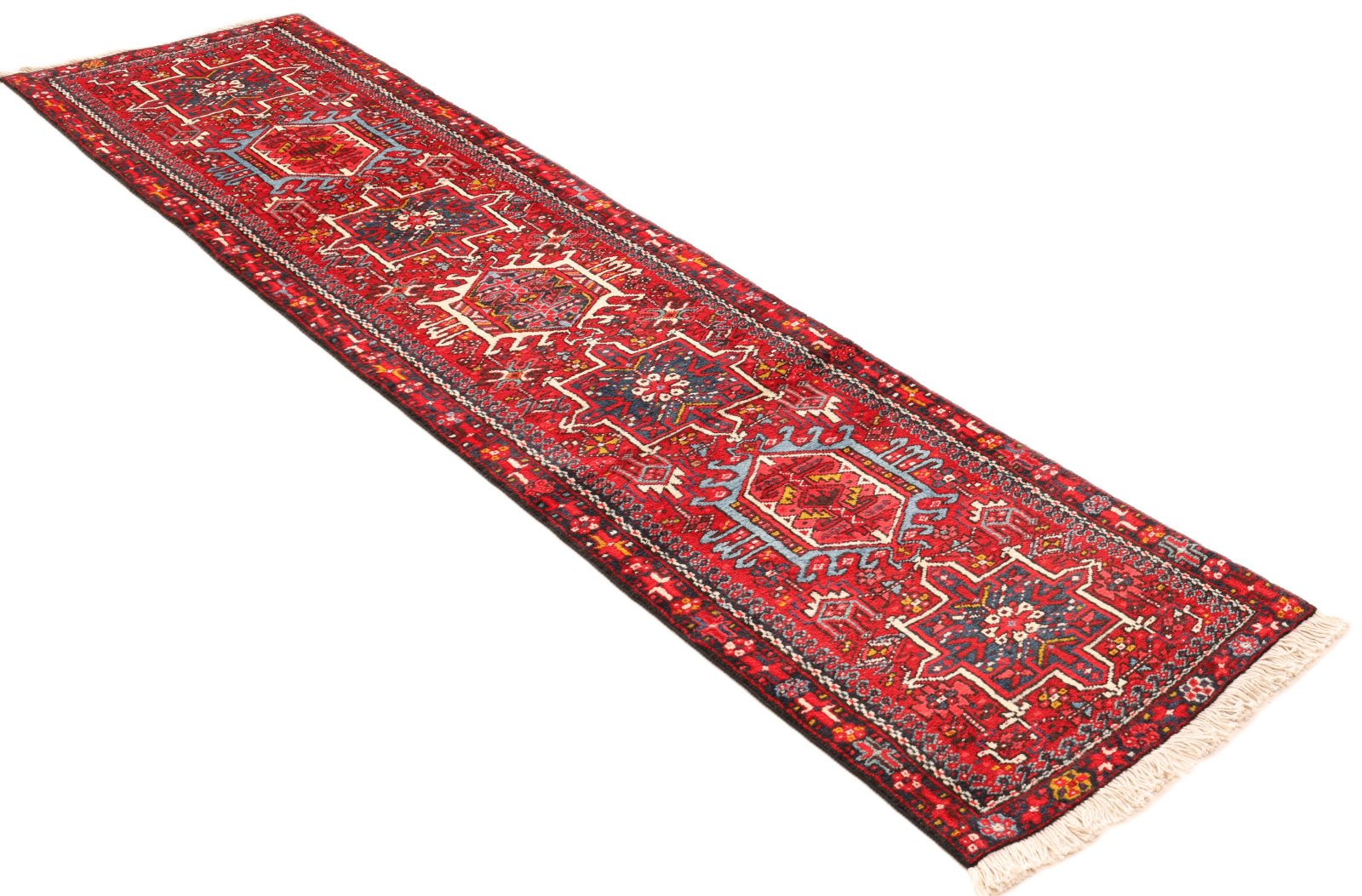 Handgeknüpfter Perserteppich 261 × 69 cm
