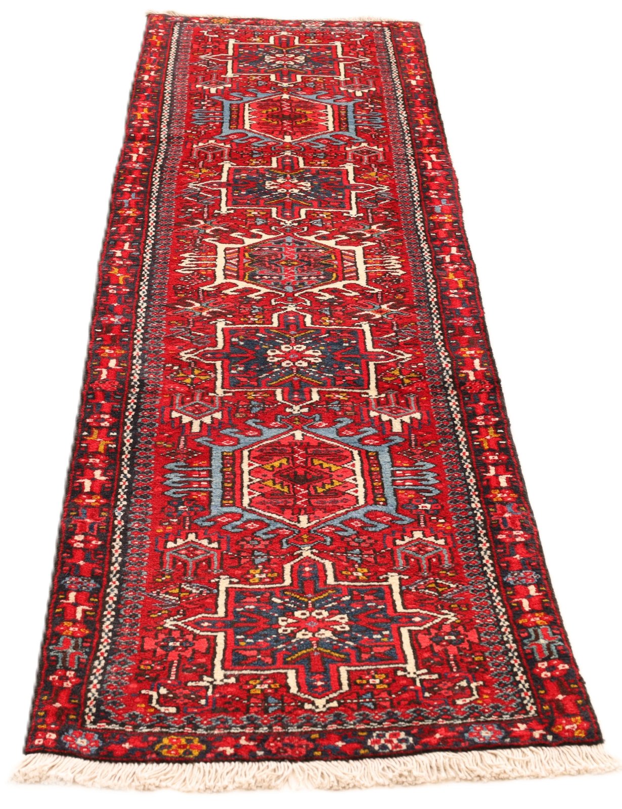 Handgeknüpfter Perserteppich 261 × 69 cm