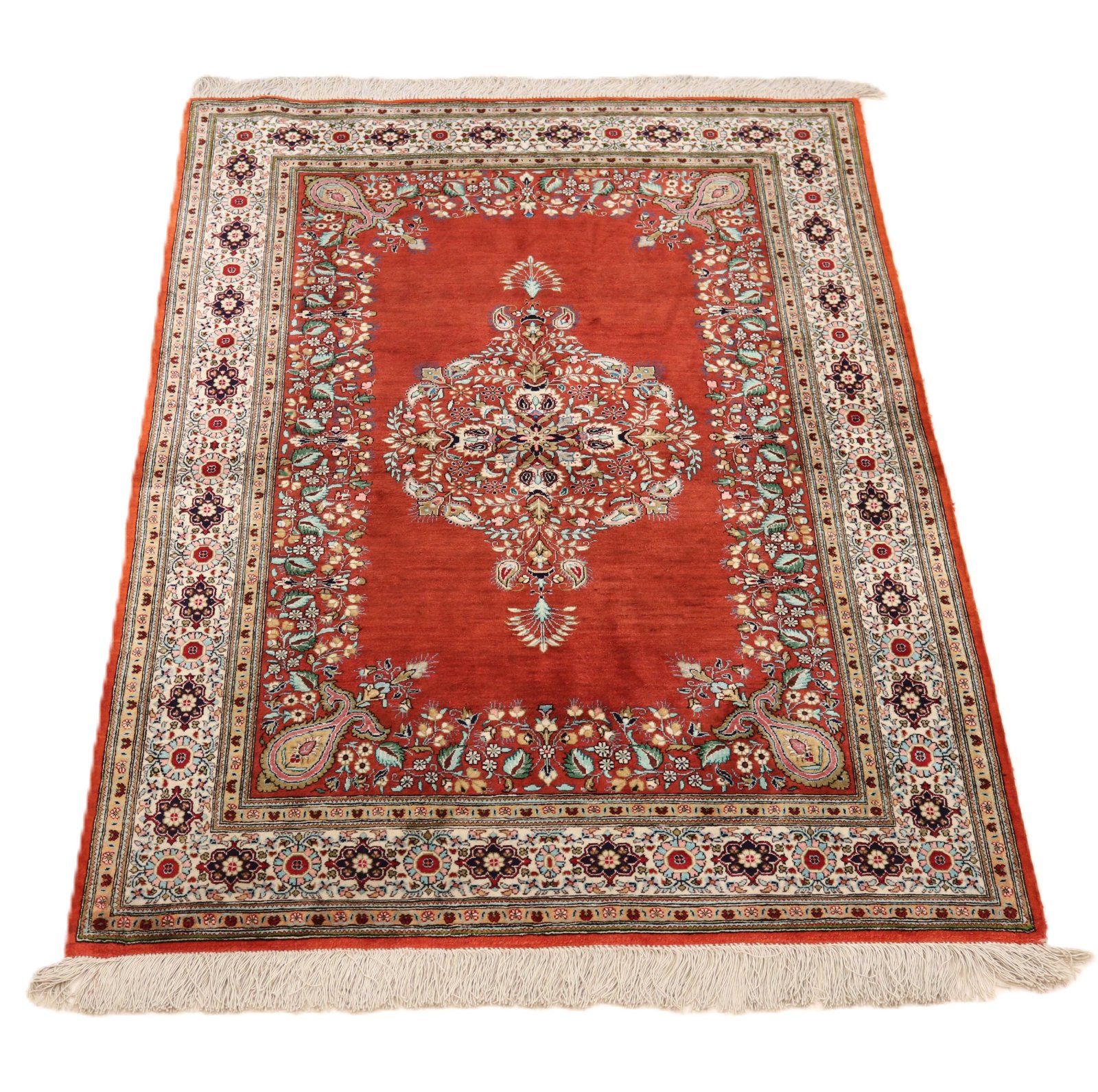 Handgeknüpfter Ghom Perserteppich 151 × 102 cm
