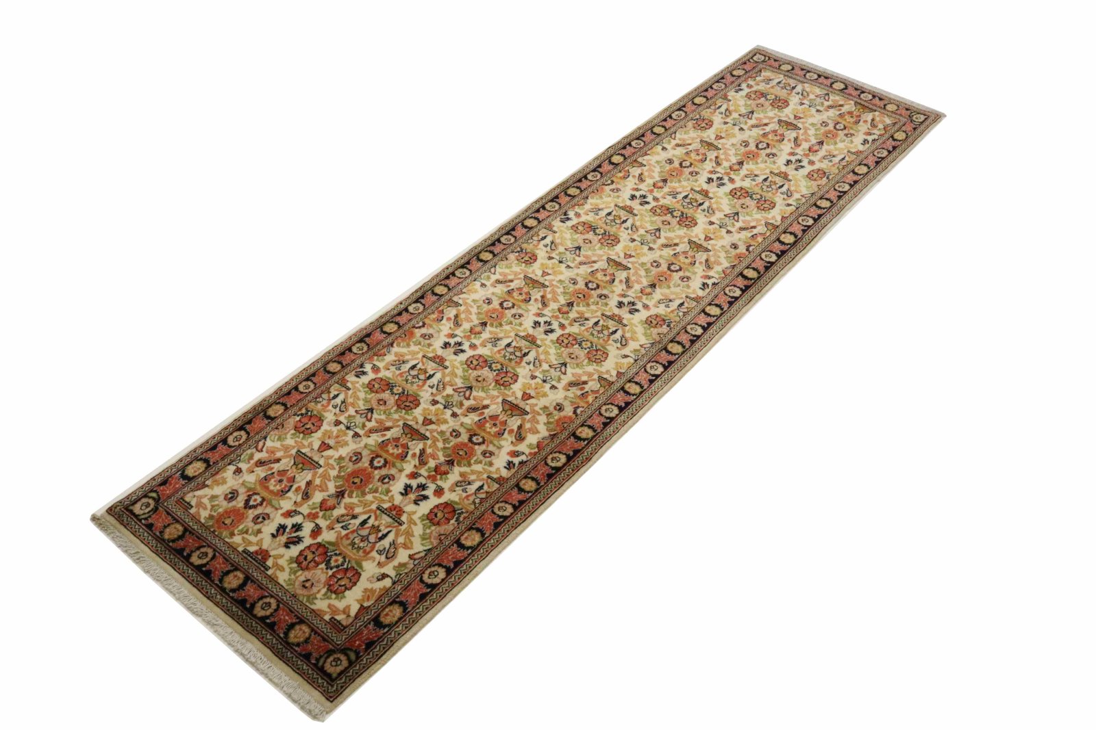 Ghom Perserteppich 305 × 80 cm aus Wolle, handgeknüpft