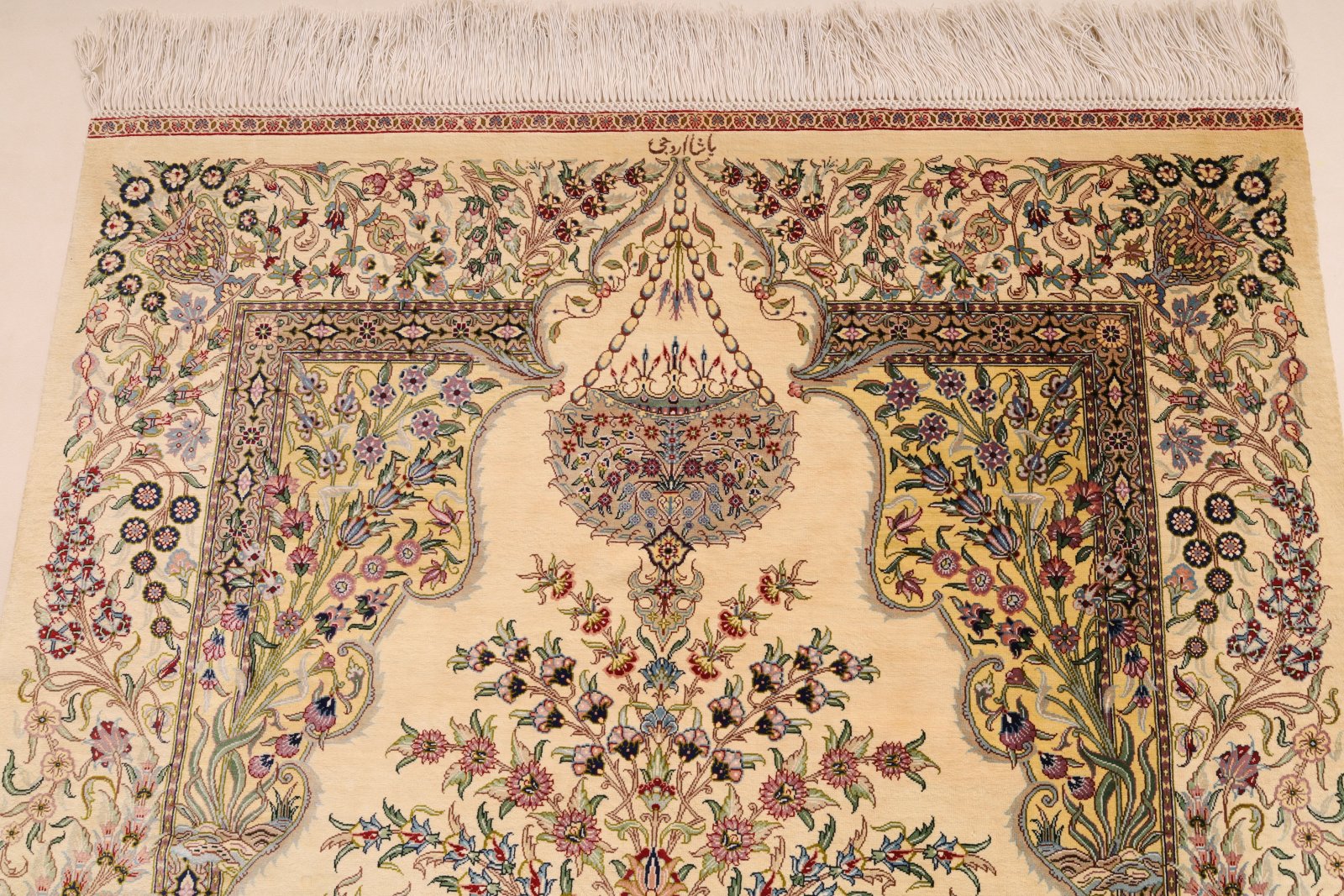 Ghom Perserteppich aus Iran, 157 × 101 cm