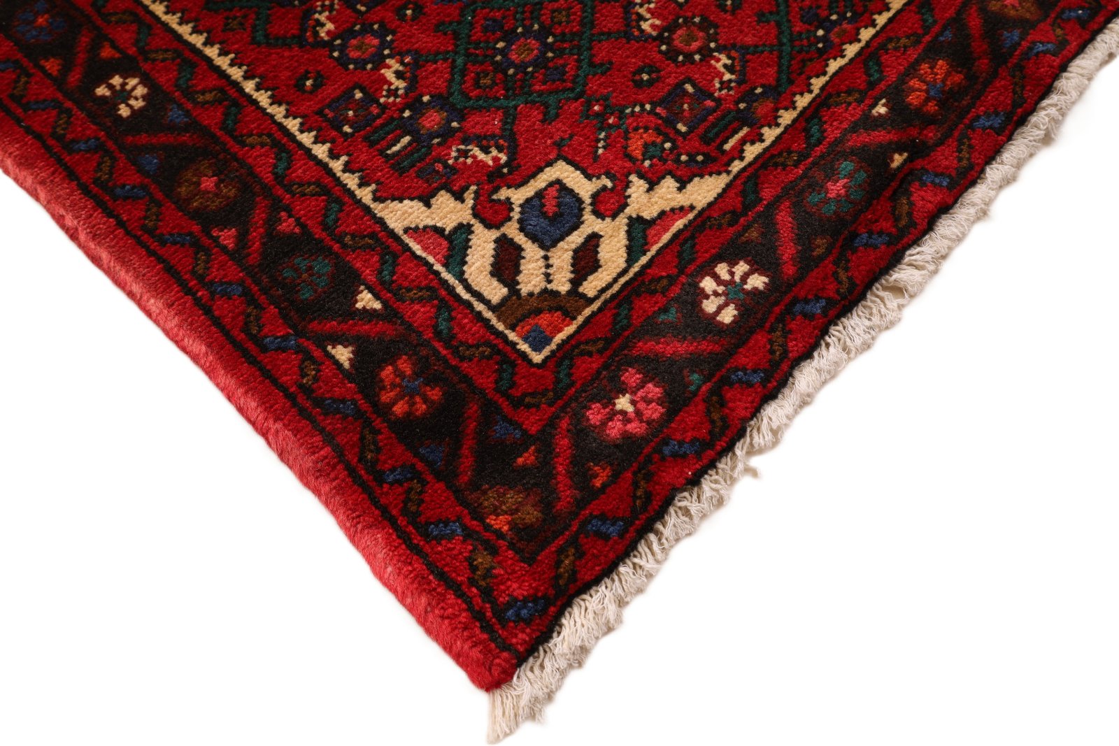 Handgeknüpfter Hamadan Perserteppich 287 × 87 cm