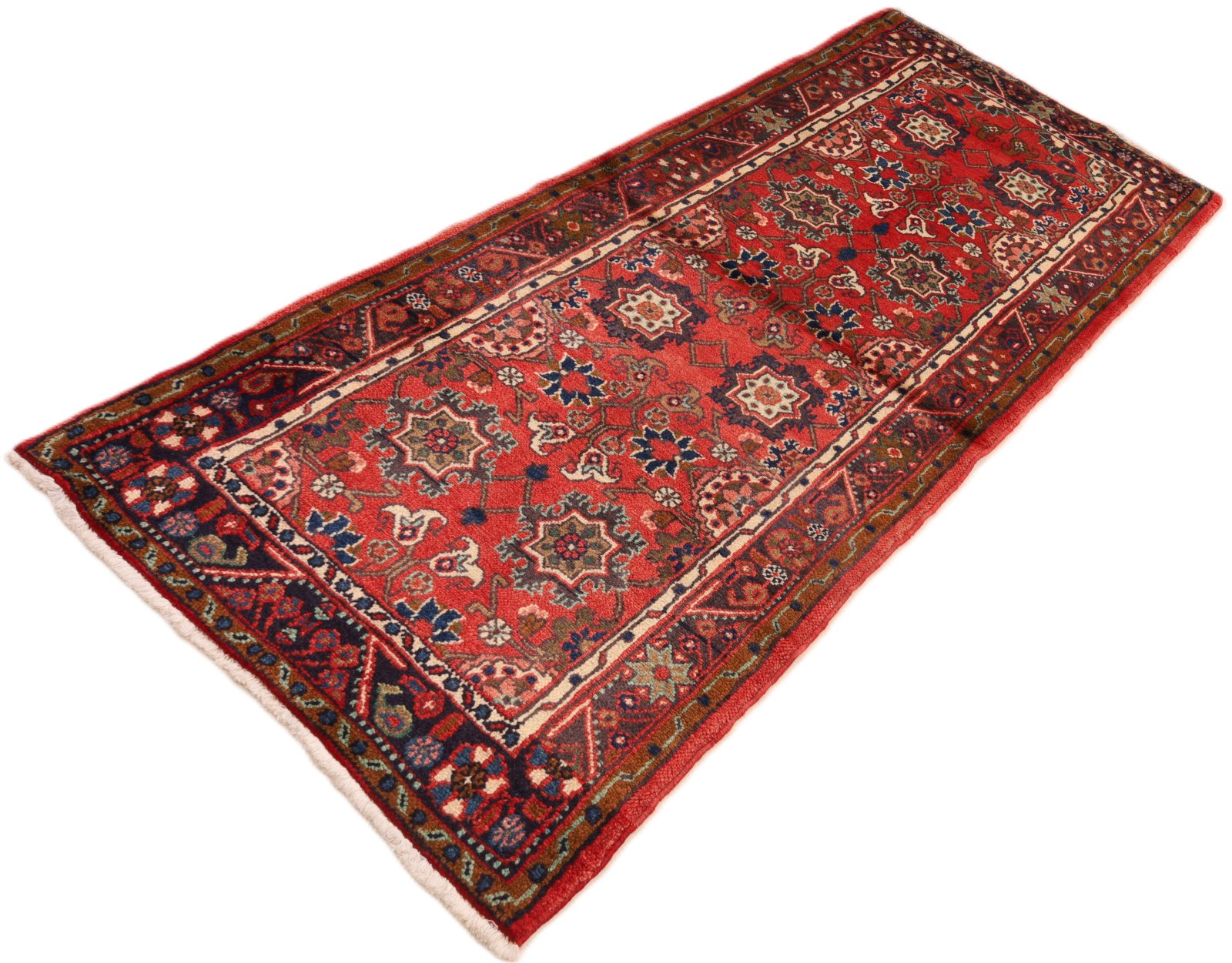 Hamadan Perserteppich aus Iran, 201 × 81 cm