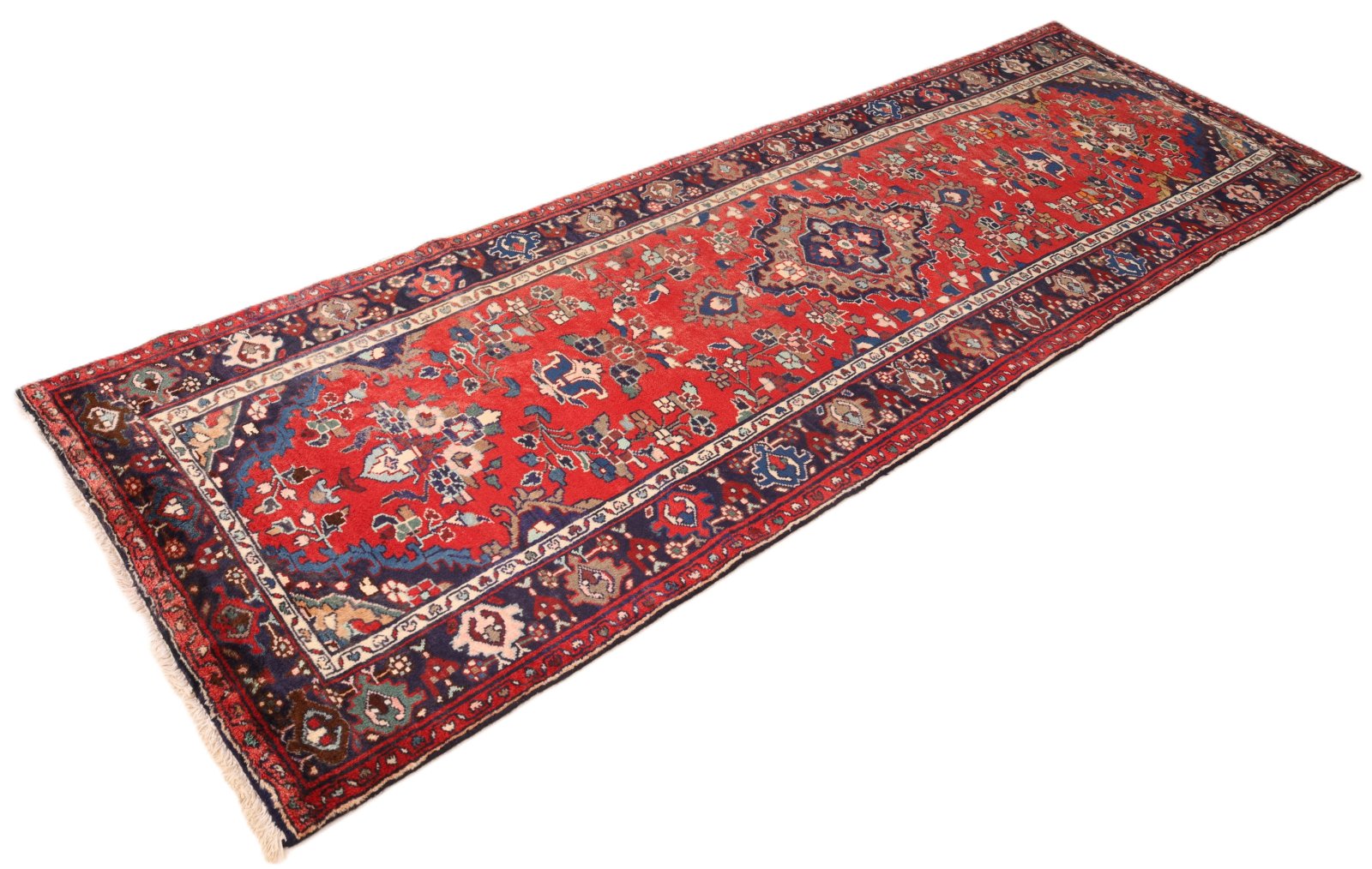 perserteppich-hamadan-310-x-96-cm-wolle-handgeknuepft-laeufer-5 Hamadan Perserteppich 310 × 96 cm aus Wolle, handgeknüpft