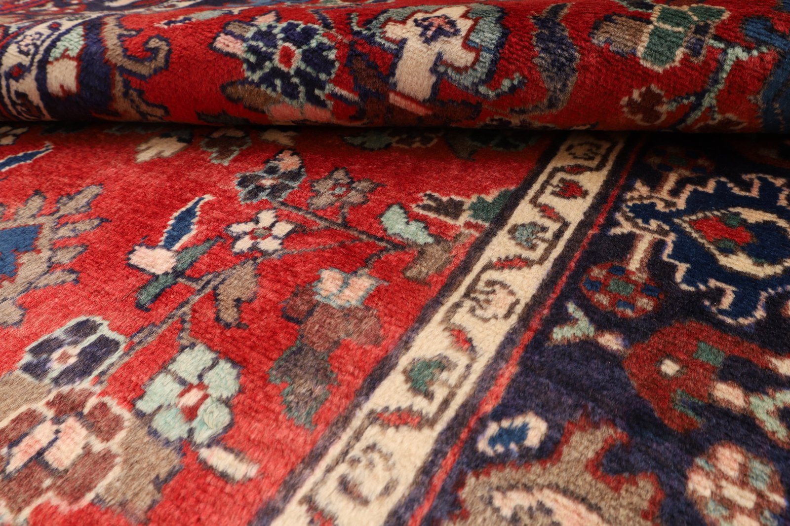perserteppich-hamadan-310-x-96-cm-wolle-handgeknuepft-laeufer-6 Hamadan Perserteppich 310 × 96 cm aus Wolle, handgeknüpft