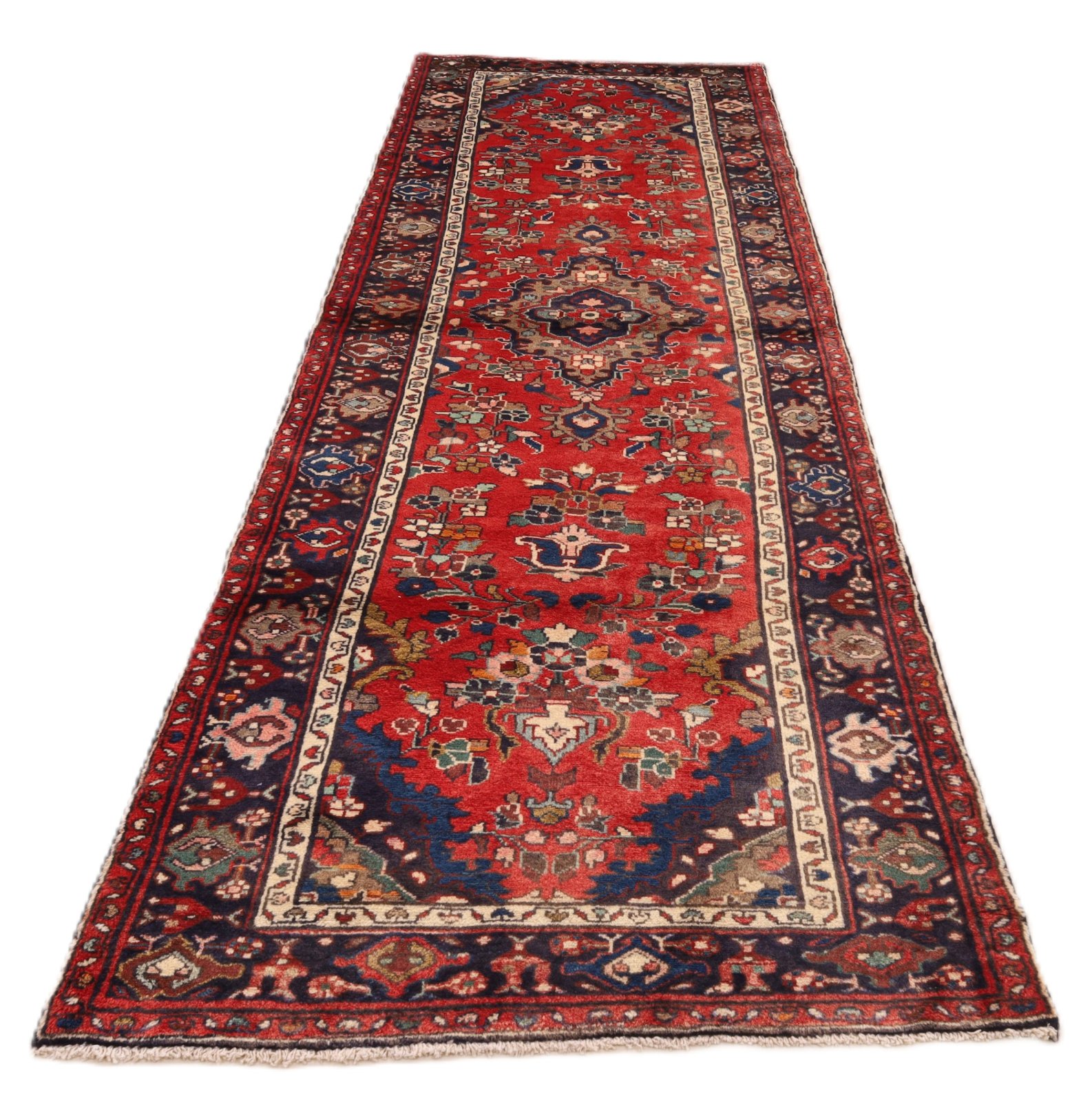 perserteppich-hamadan-310-x-96-cm-wolle-handgeknuepft-laeufer-8 Hamadan Perserteppich 310 × 96 cm aus Wolle, handgeknüpft