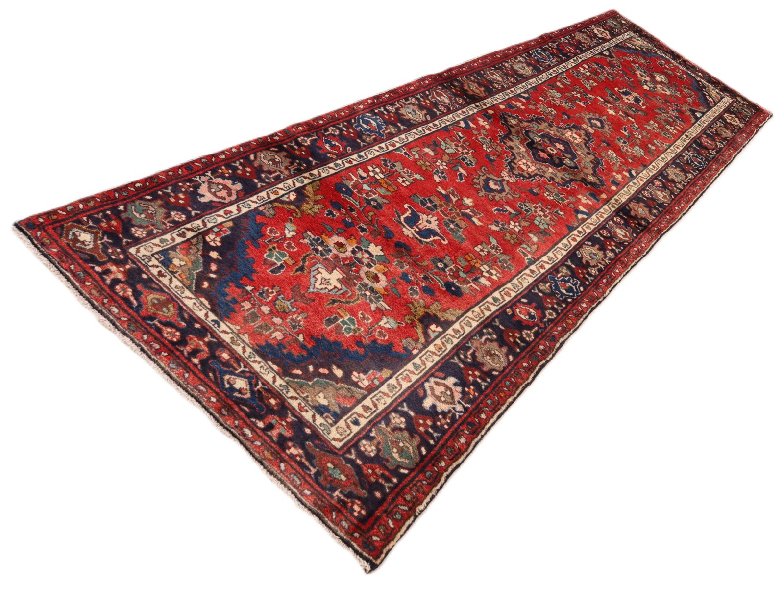 perserteppich-hamadan-310-x-96-cm-wolle-handgeknuepft-laeufer-9 Hamadan Perserteppich 310 × 96 cm aus Wolle, handgeknüpft