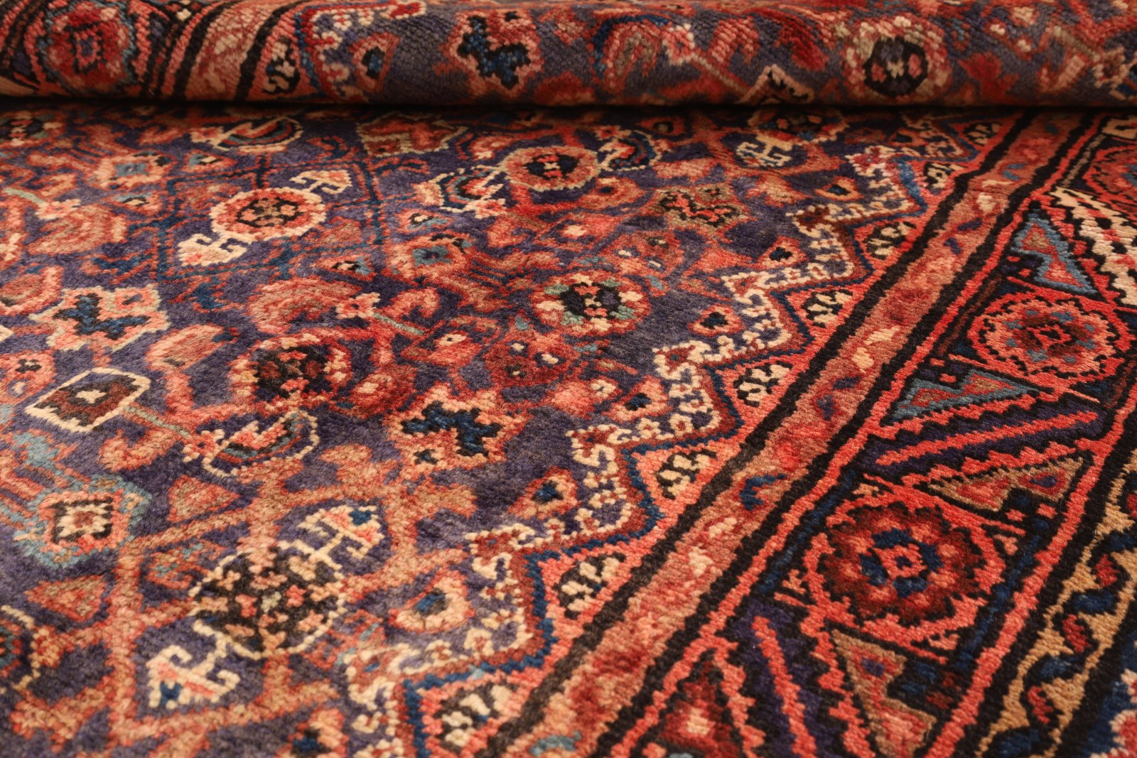 Handgeknüpfter Hamadan Perserteppich 325 × 113 cm