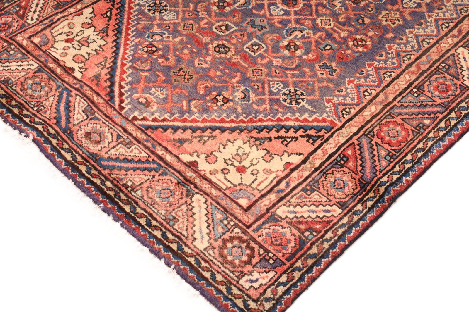 Handgeknüpfter Hamadan Perserteppich 325 × 113 cm