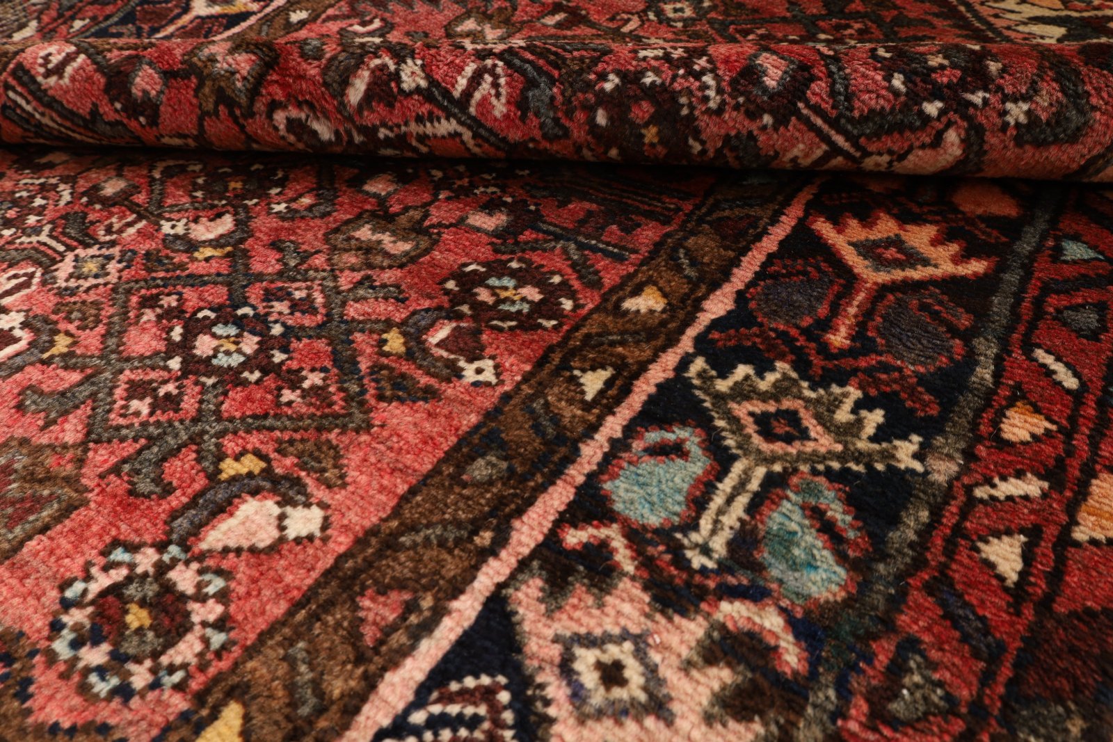 Hamadan Perserteppich 320 × 111 cm aus Wolle, handgeknüpft