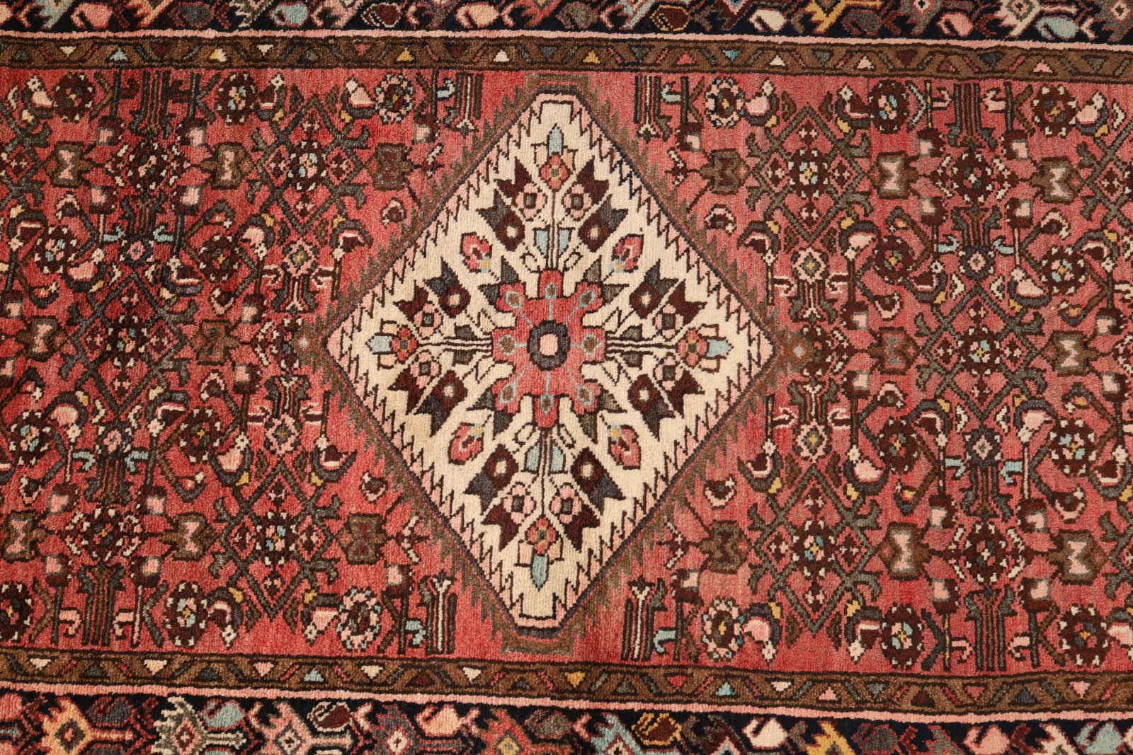Hamadan Perserteppich 320 × 111 cm aus Wolle, handgeknüpft