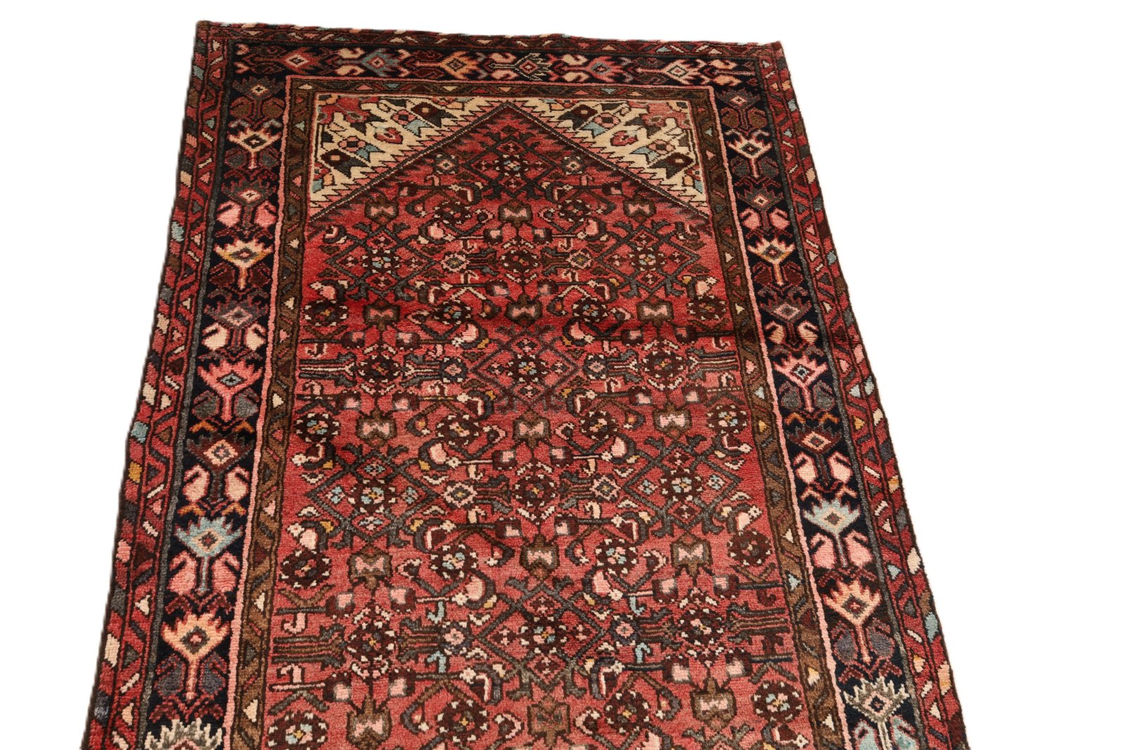 Hamadan Perserteppich 320 × 111 cm aus Wolle, handgeknüpft