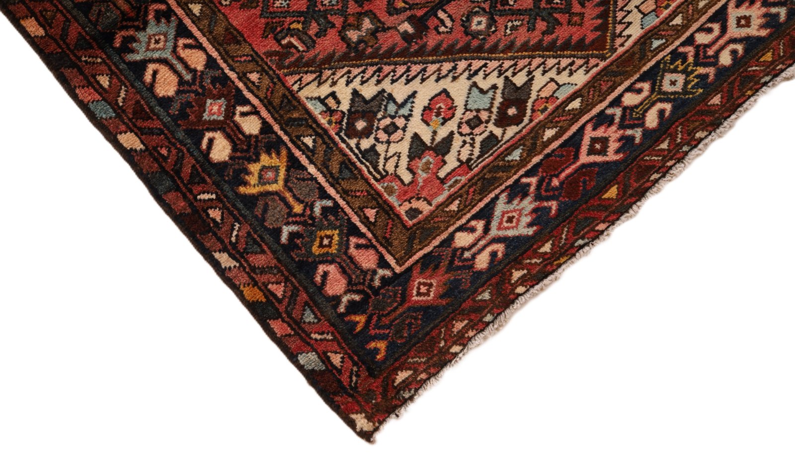 Hamadan Perserteppich 320 × 111 cm aus Wolle, handgeknüpft
