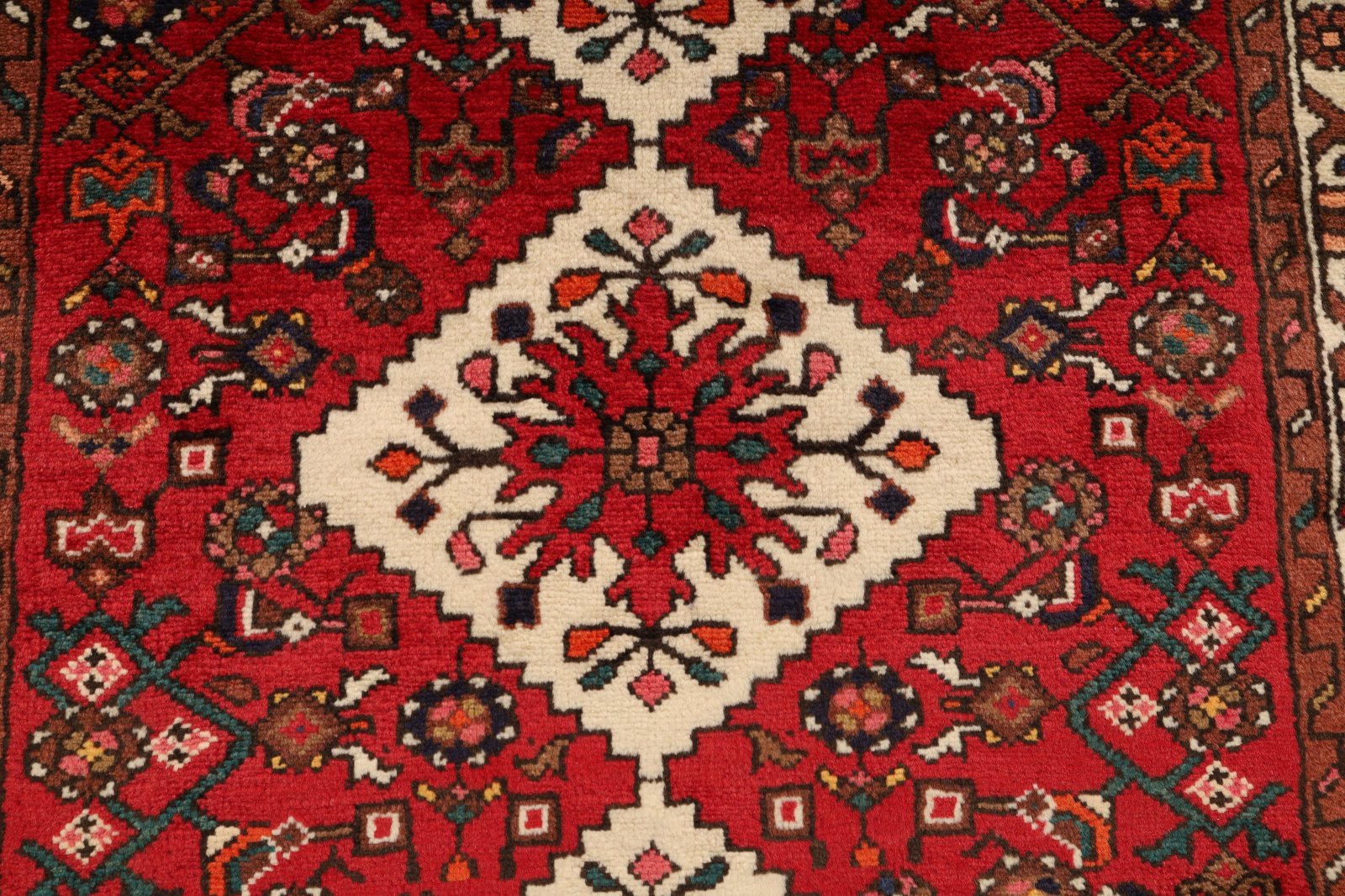 Hamadan Perserteppich 390 × 97 cm aus Wolle, handgeknüpft