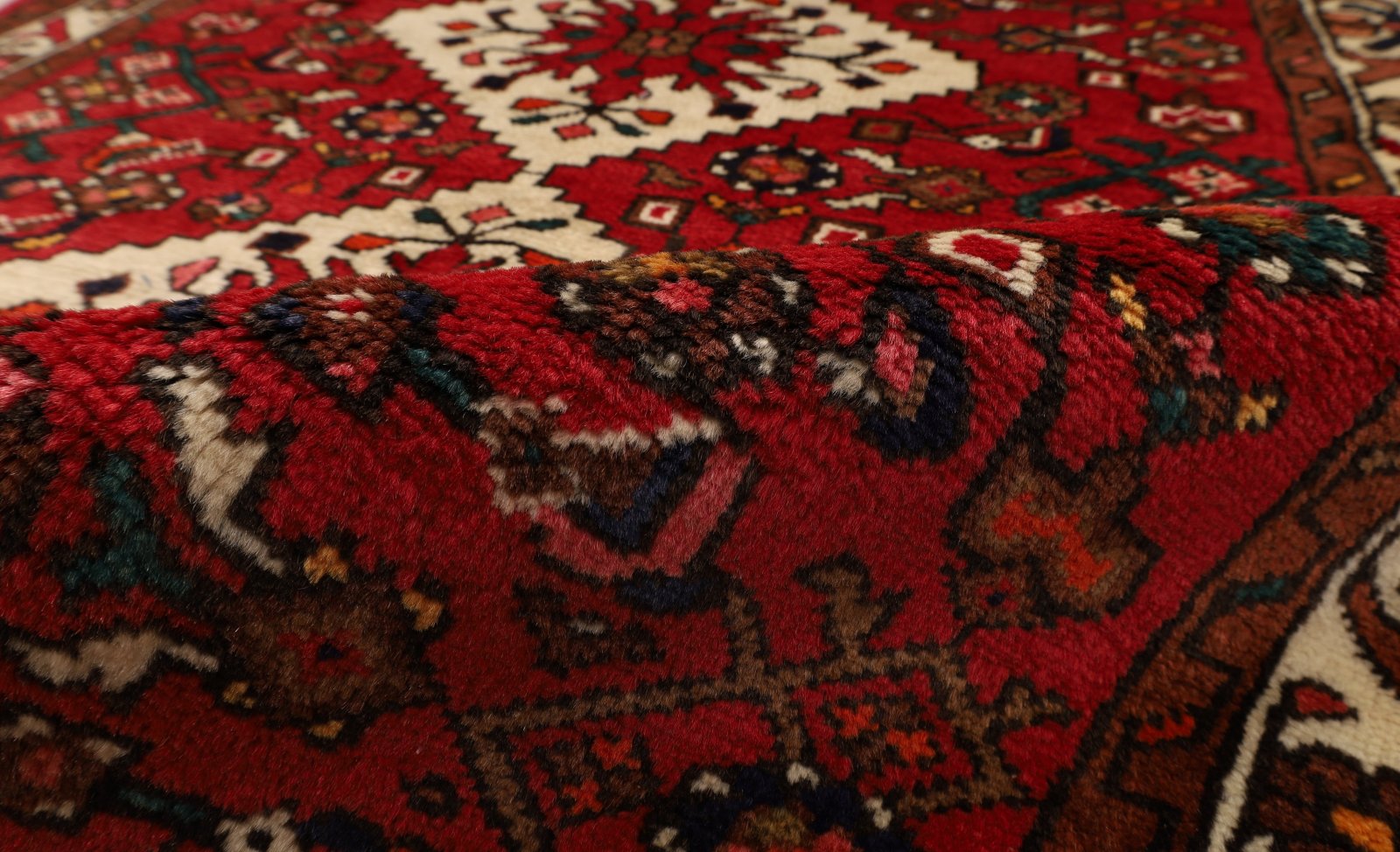 Hamadan Perserteppich 390 × 97 cm aus Wolle, handgeknüpft