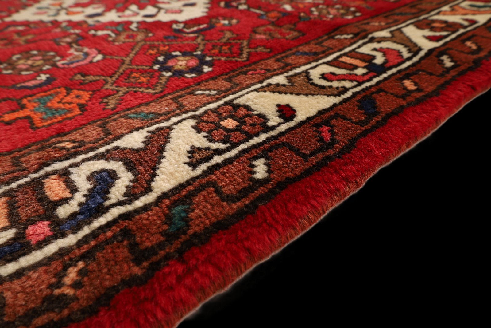 Hamadan Perserteppich 390 × 97 cm aus Wolle, handgeknüpft