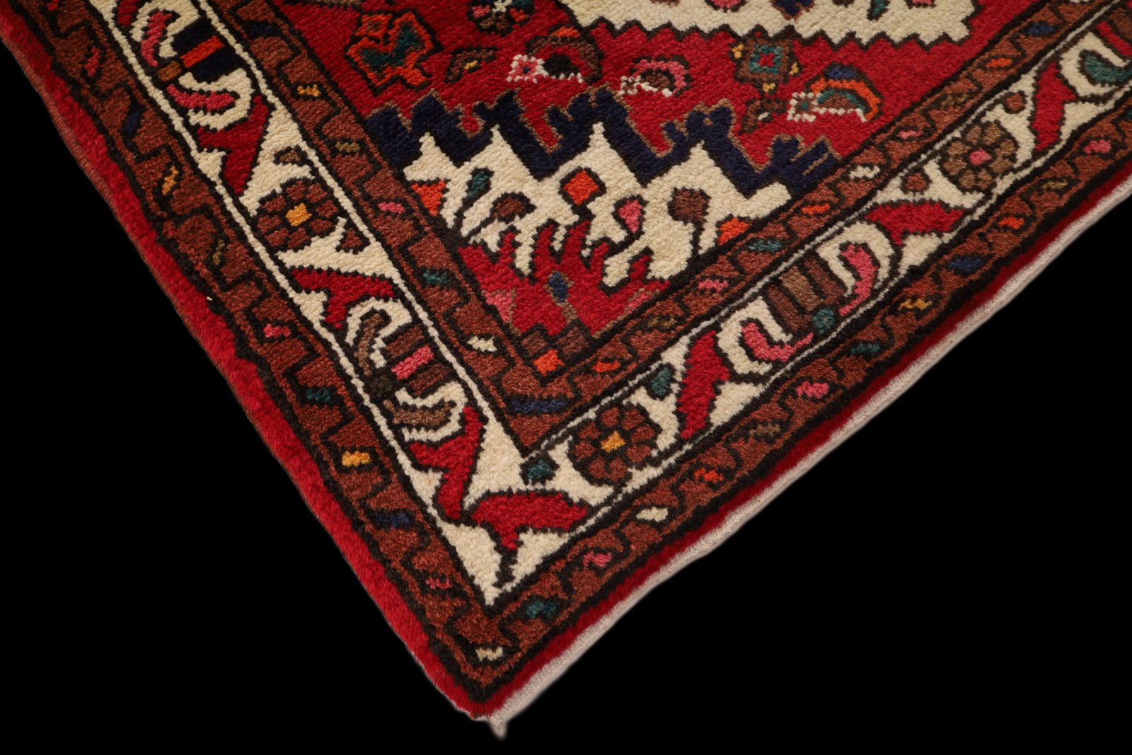 Hamadan Perserteppich 390 × 97 cm aus Wolle, handgeknüpft