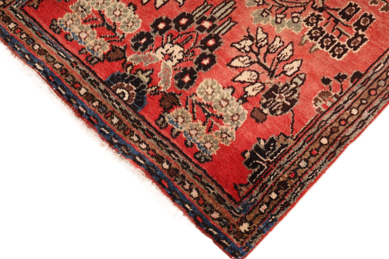 Hamadan Perserteppich 419 × 85 cm aus Wolle, handgeknüpft