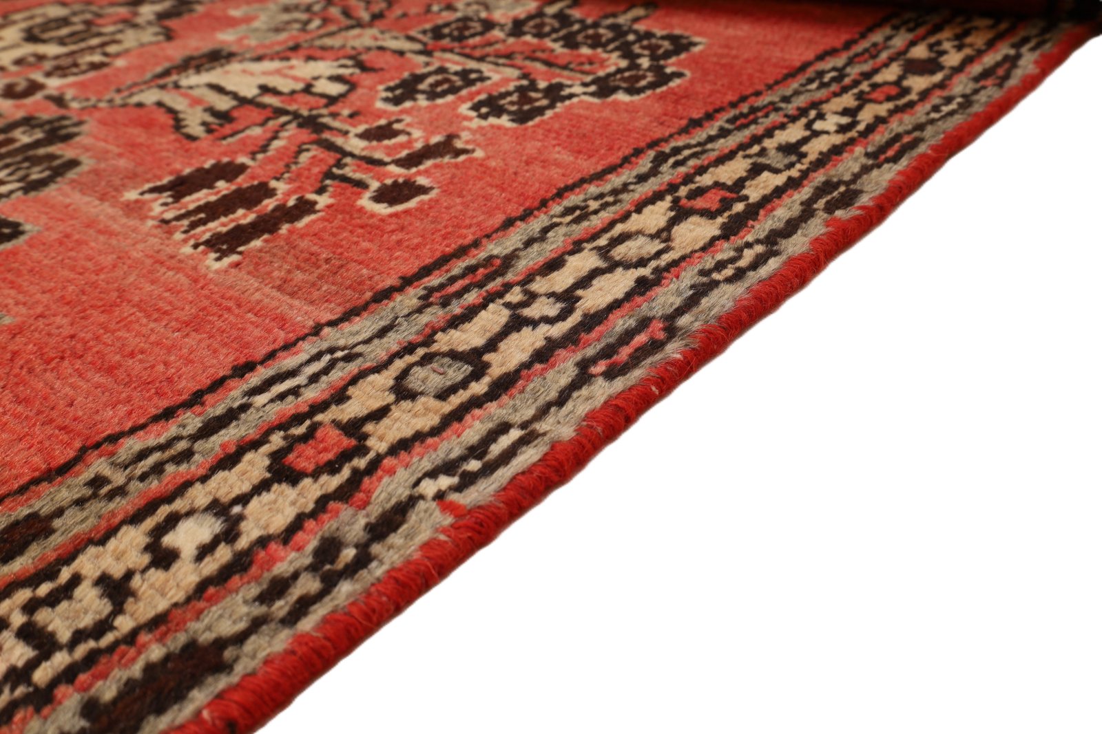 Hamadan Perserteppich 419 × 85 cm aus Wolle, handgeknüpft